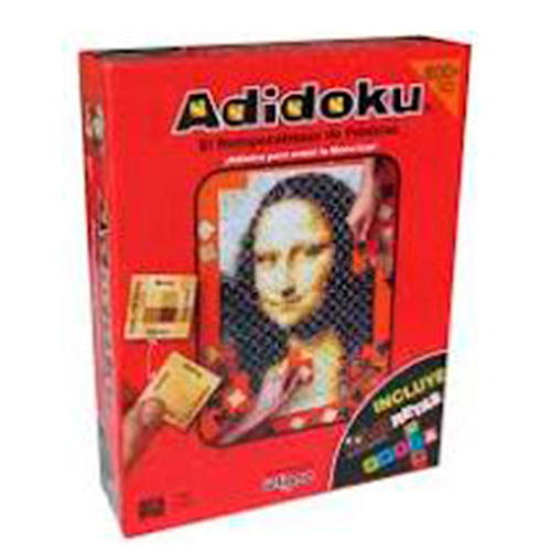 Didacti Adidoku Mona Lisa; 216 piezas, 2 bolsas de tela, block de anotación, lápiz y reglas del juego