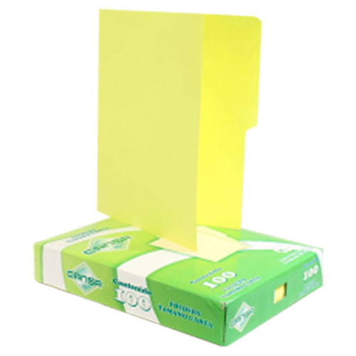 Didacti Folder carta amarillo canario 100 piezas