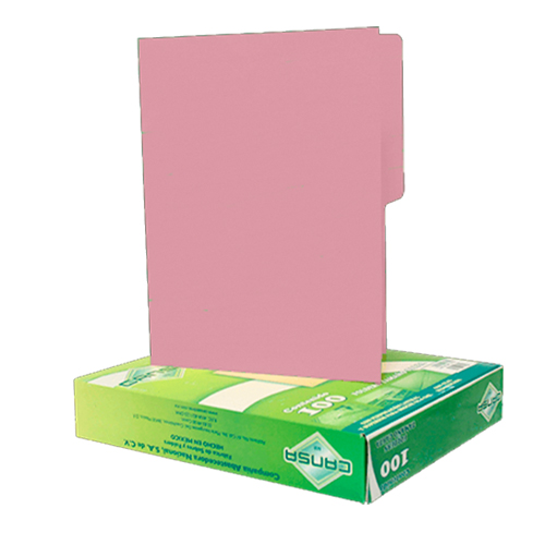 Didacti Folder oficio rosa 100 piezas