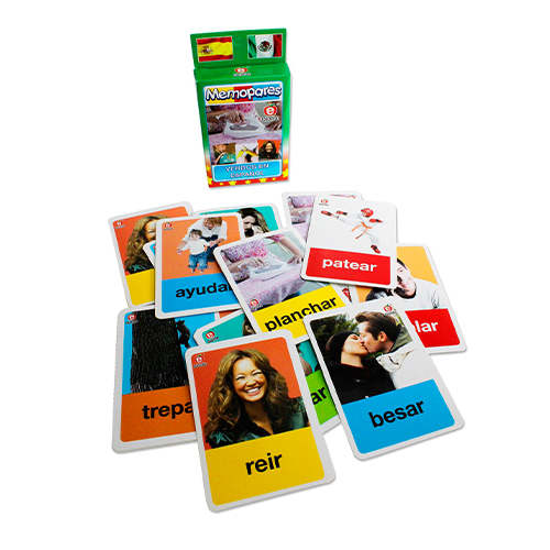 Didacti Memo pares verbos en español 52 tarjetas 10x7cm cart plastif  M-0421
