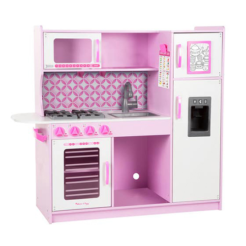 Didacti Chef kitchen pink madera 110x99x39cm 14002